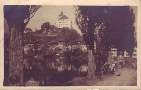 Buchs Postkarte Werdenb. Gewerbe-, Industrie und Landwirtschaftsausstellung 1922