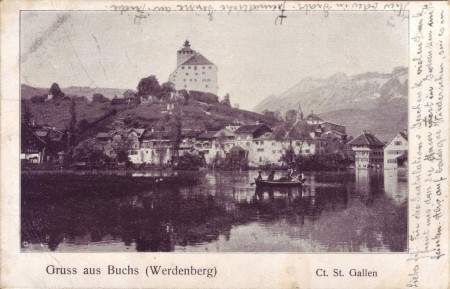 Buchs Postkarte 13.5.1907