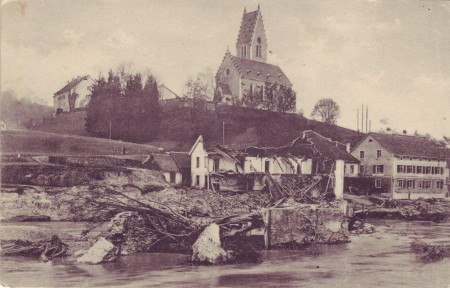 Bendern Rheinüberschwemmung 25 sept 1927