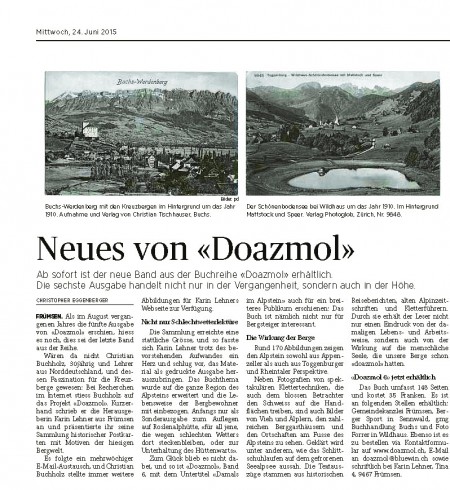 Doazmol im W&O am 24. Juni 2015