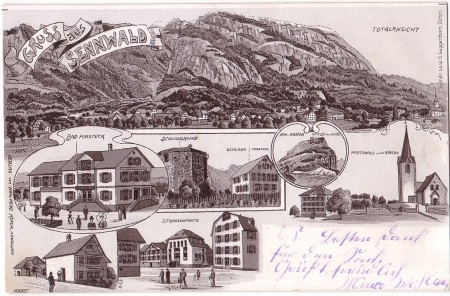 Sennwald Foto Buchd. Leop. D. Guggenheim, Zürich, No. 6682, Verlag von Wohlwend Küfer, Handlung _RU (2)
