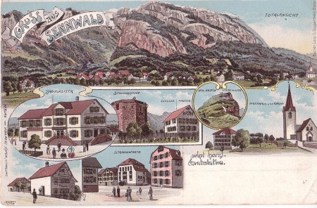Sennwald Foto Buchd. Leop. D. Guggenheim, Zürich, No. 6682, Verlag von Wohlwend Küfer, Handlung _RU