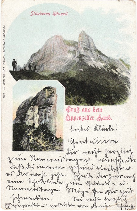 Staubern Foto Postkartenverlag Künzli, ZH, Dep. No. 3897 _RU